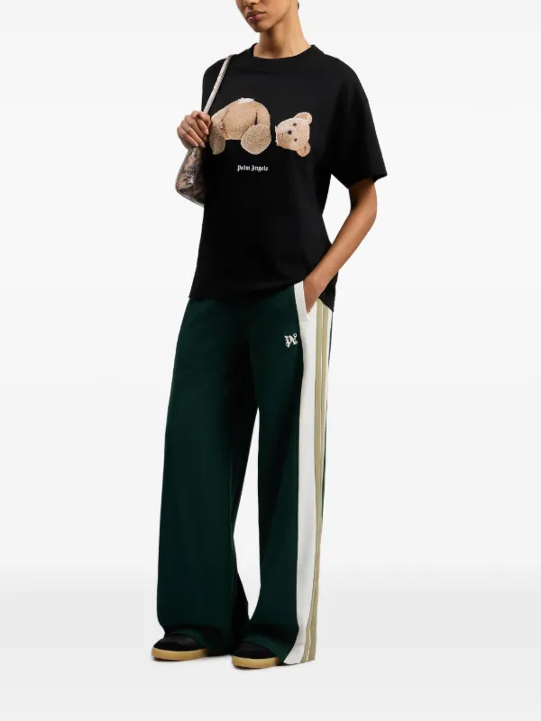 Palm Angels Broken Bear Graphic T-shirt | Black | FARFETCH