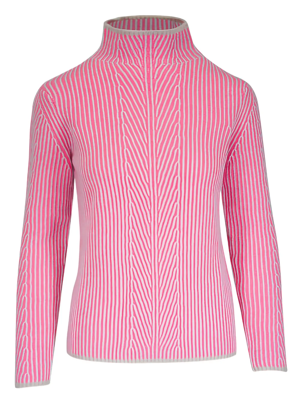 Kinross Cashmere funnel-neck sweater - Rosa