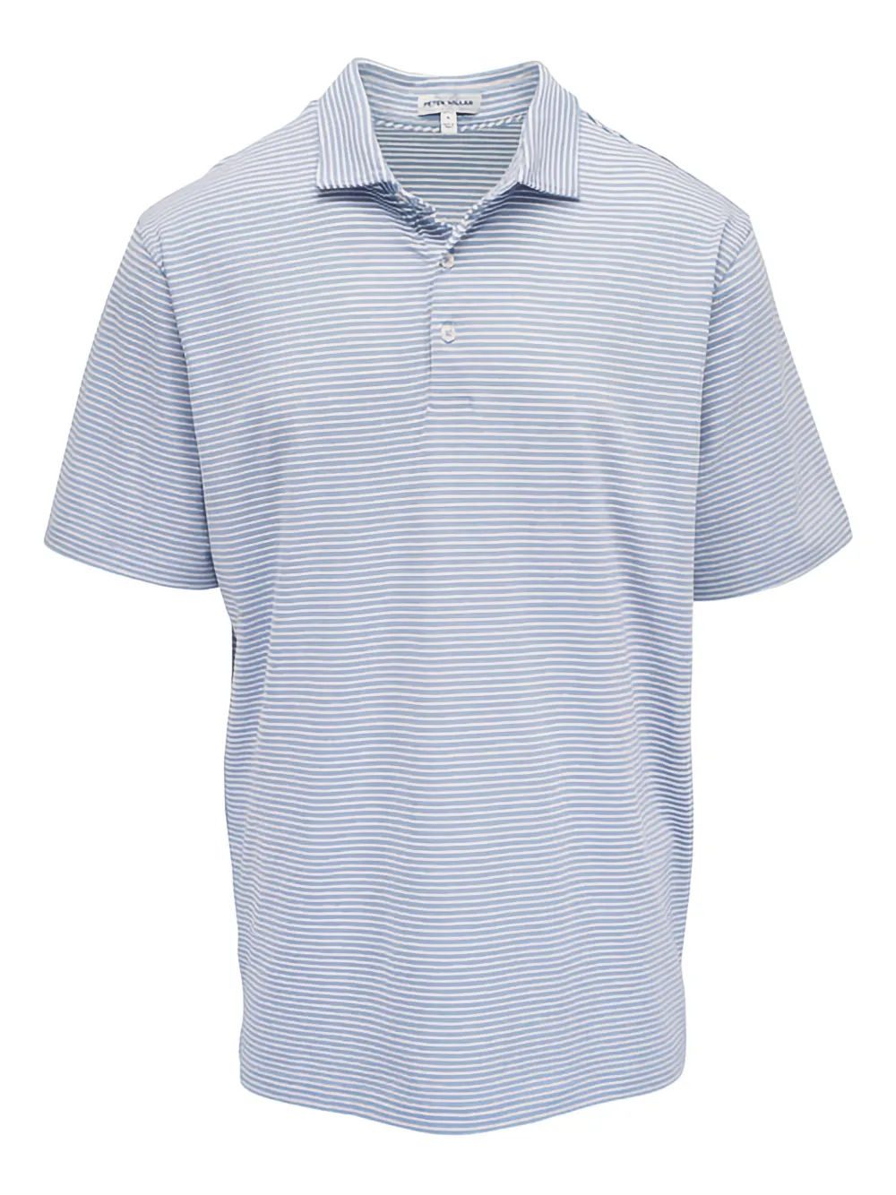 Peter Millar striped knit polo shirt - Blu