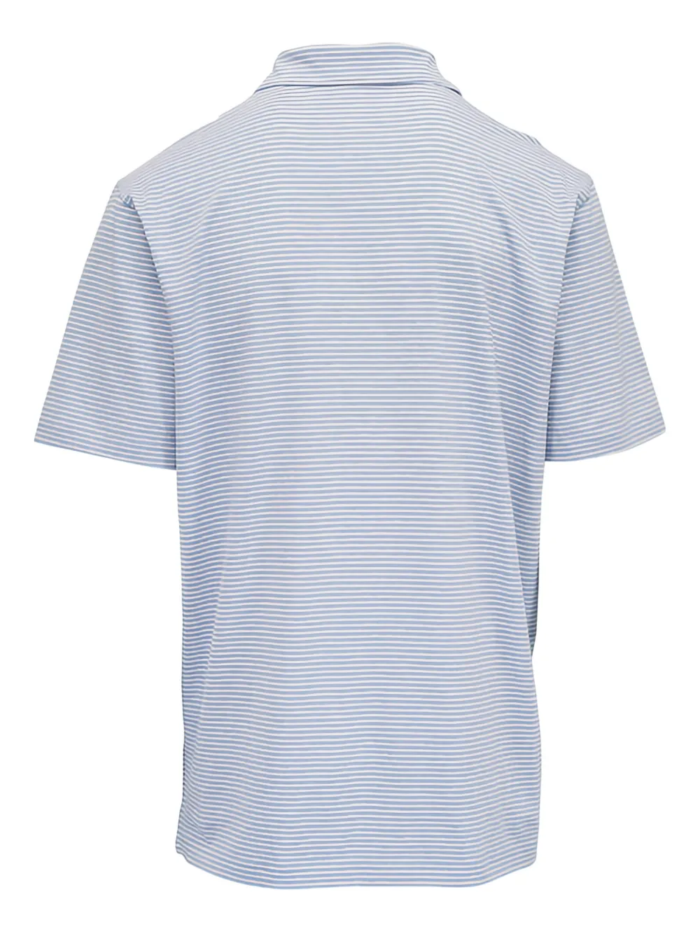 Peter Millar striped knit polo shirt - Blauw