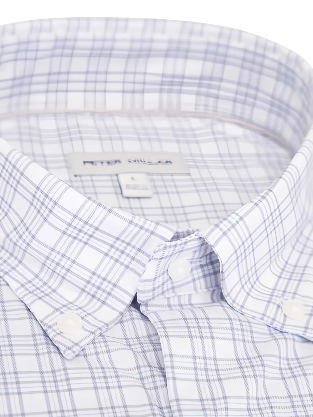 Peter Millar checked shirt - Wit