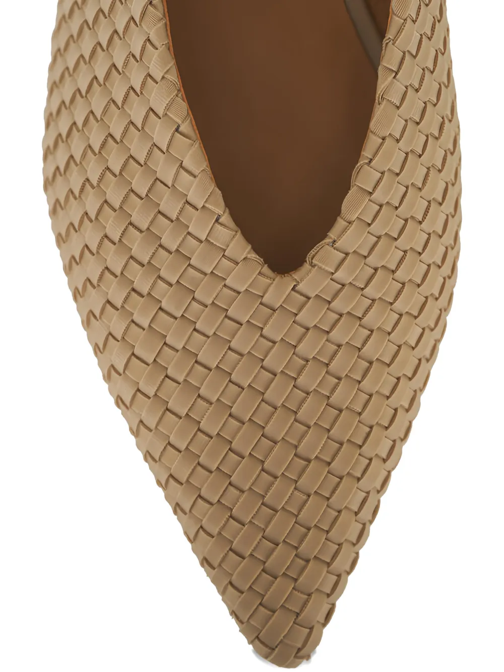 Naghedi Strada Pointed-toe Ballet Flat In Neutral