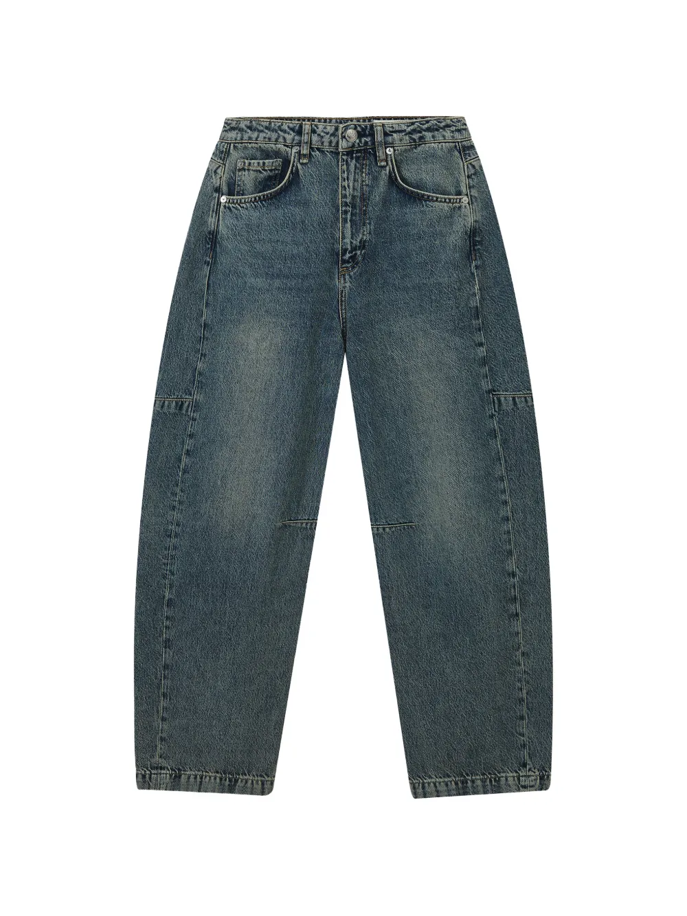 Rag & Bone Charlie Barrel Jeans In Blue