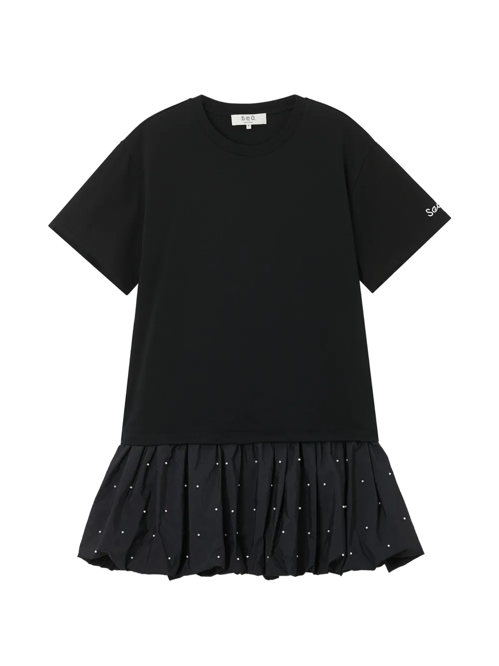 Sea Alberta embellished mini dress - Nero