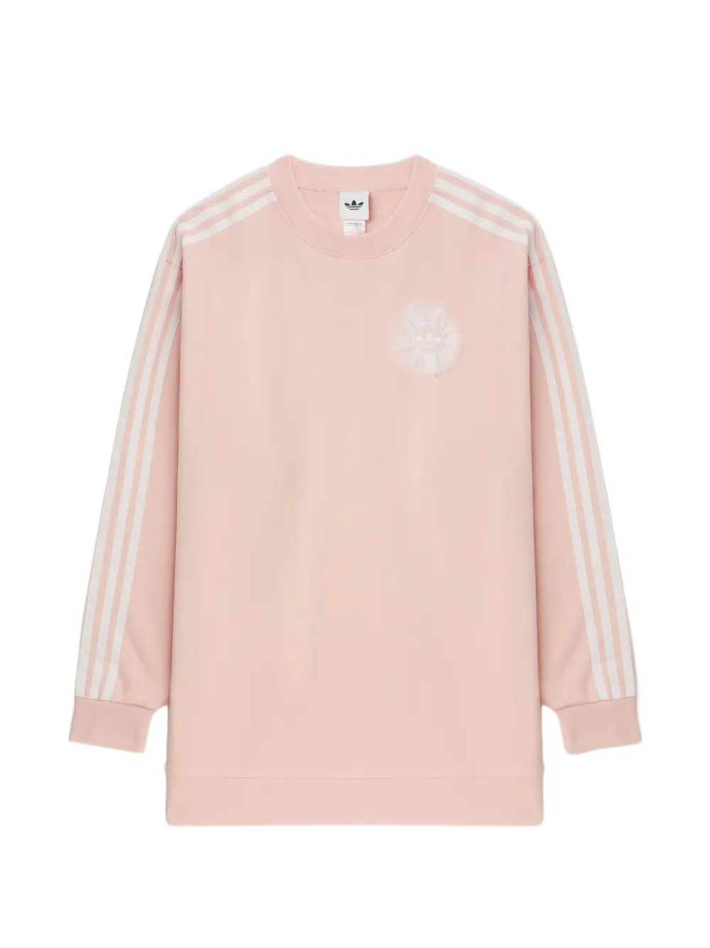adidas appliqué 3-Stripes sweatshirt - Rosa