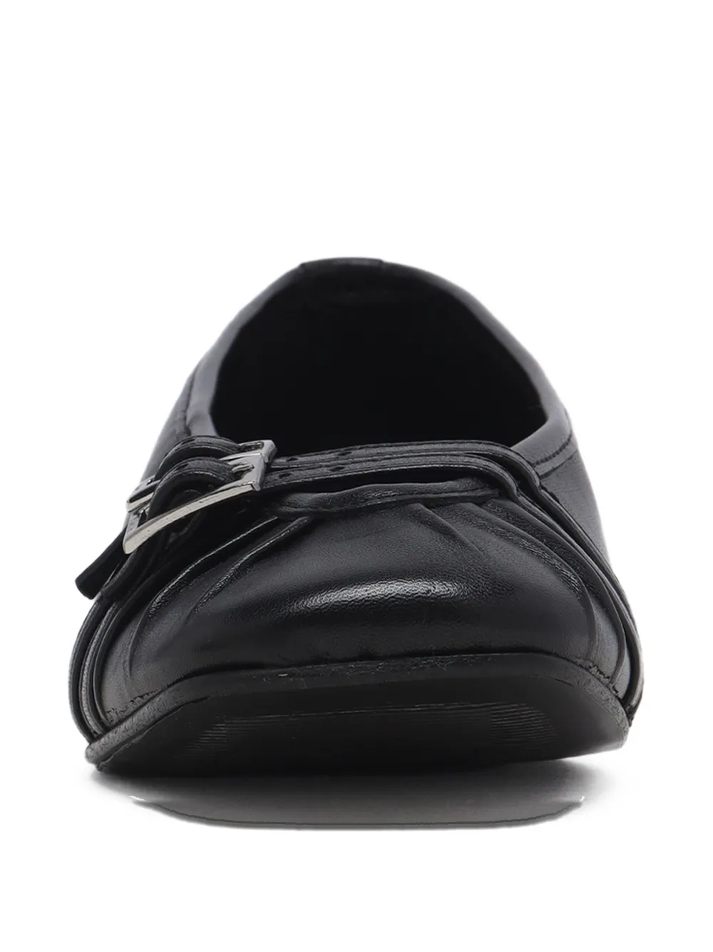 ALOHAS Ballerina's met gespdetail Zwart