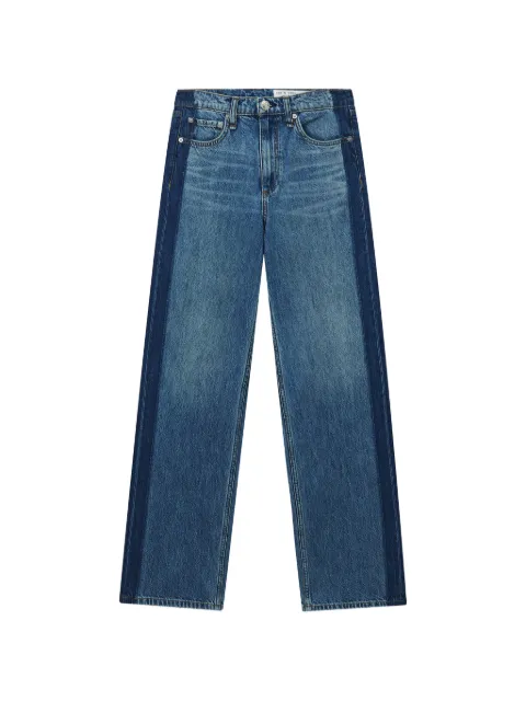 rag & bone Shea panel straight-leg jeans