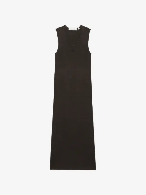 FEAR OF GOD ESSENTIALS scoop-neck ribbed midi dress
