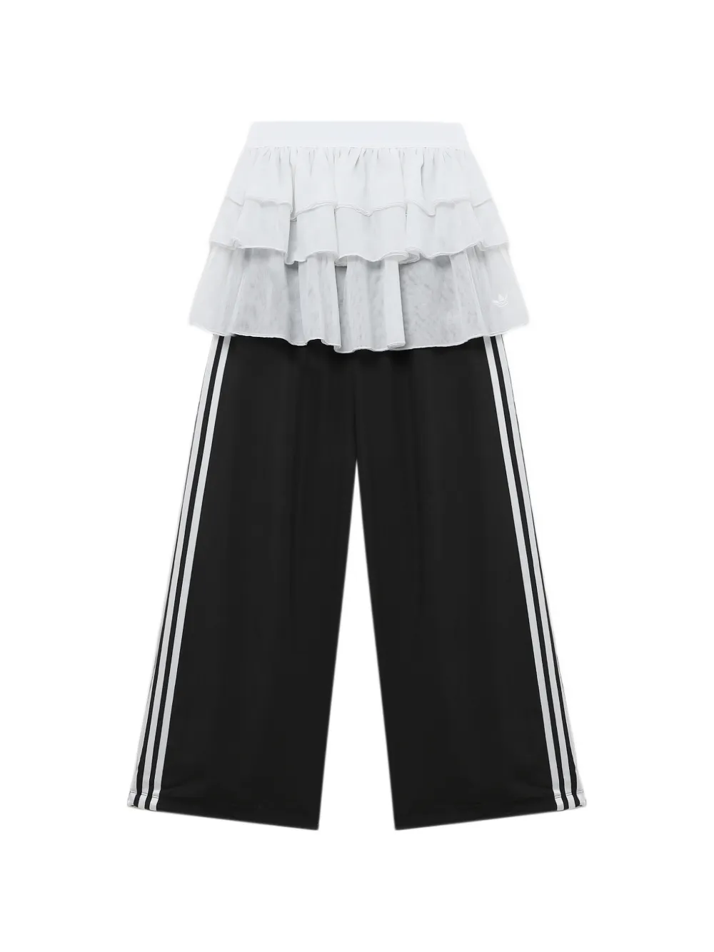 adidas ruffled 3-Stripes trousers - Nero