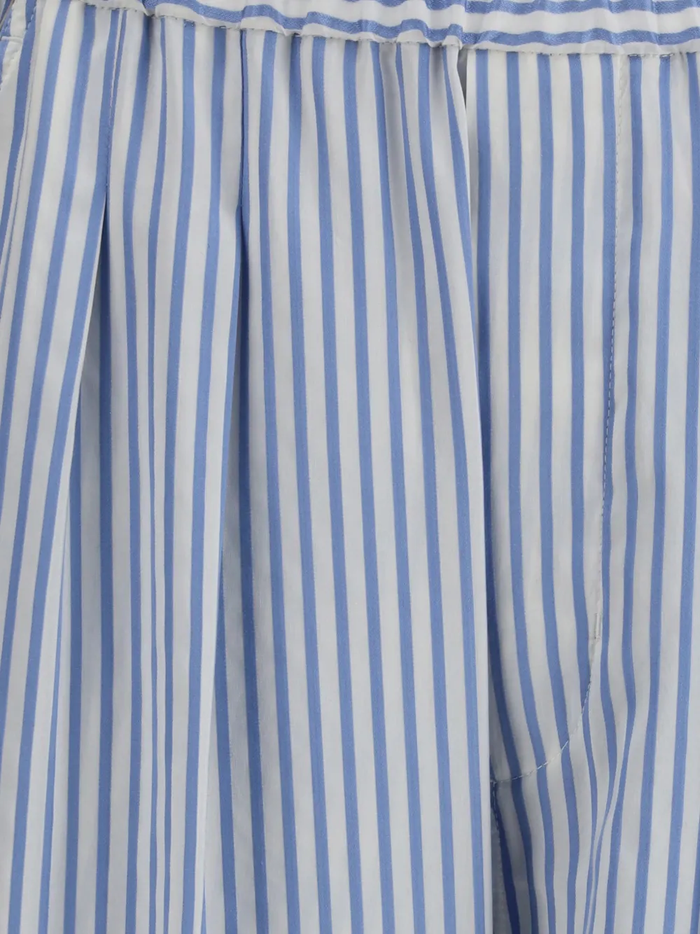 striped silk trousers