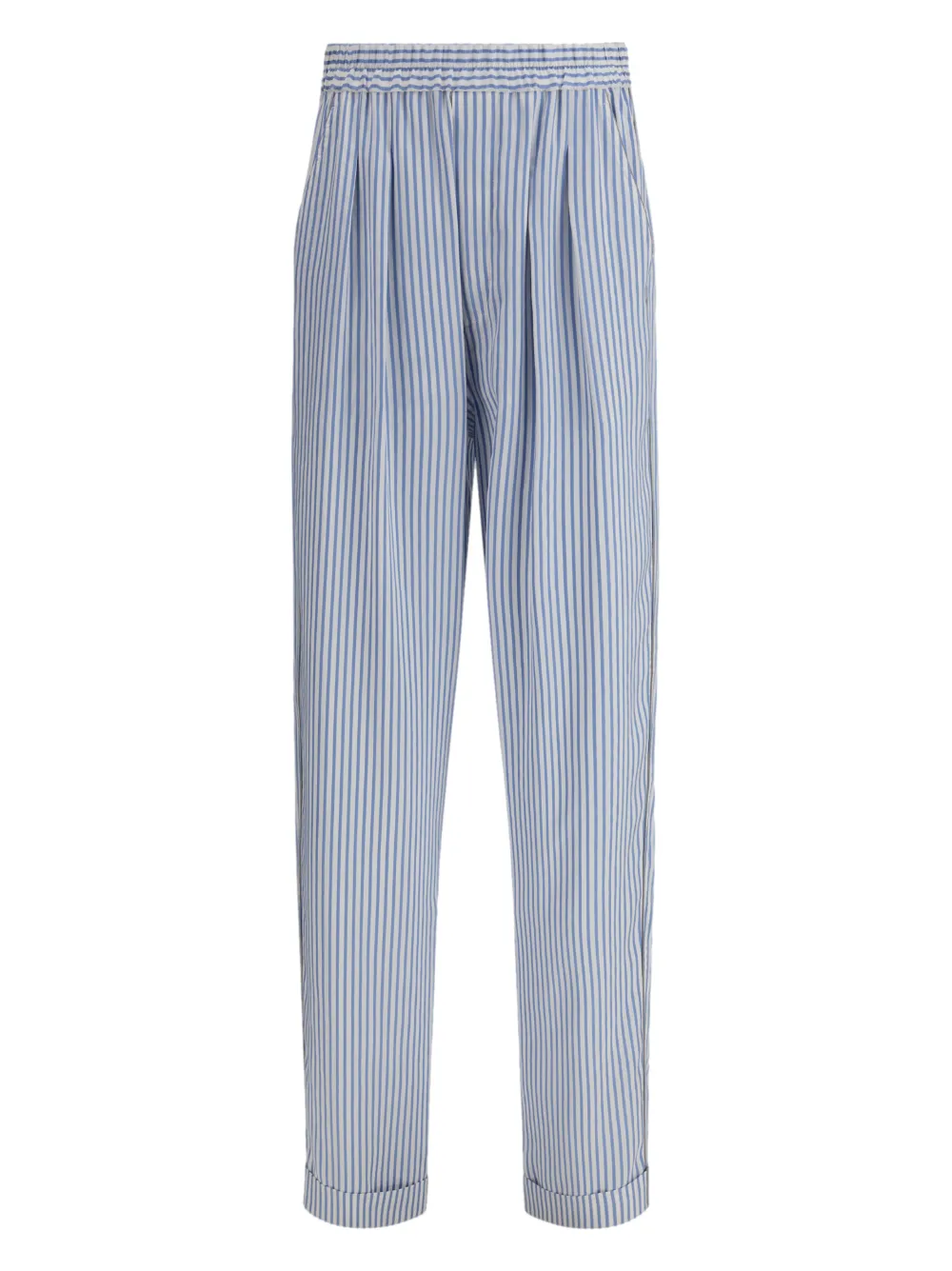 TOM FORD striped silk trousers - Blu