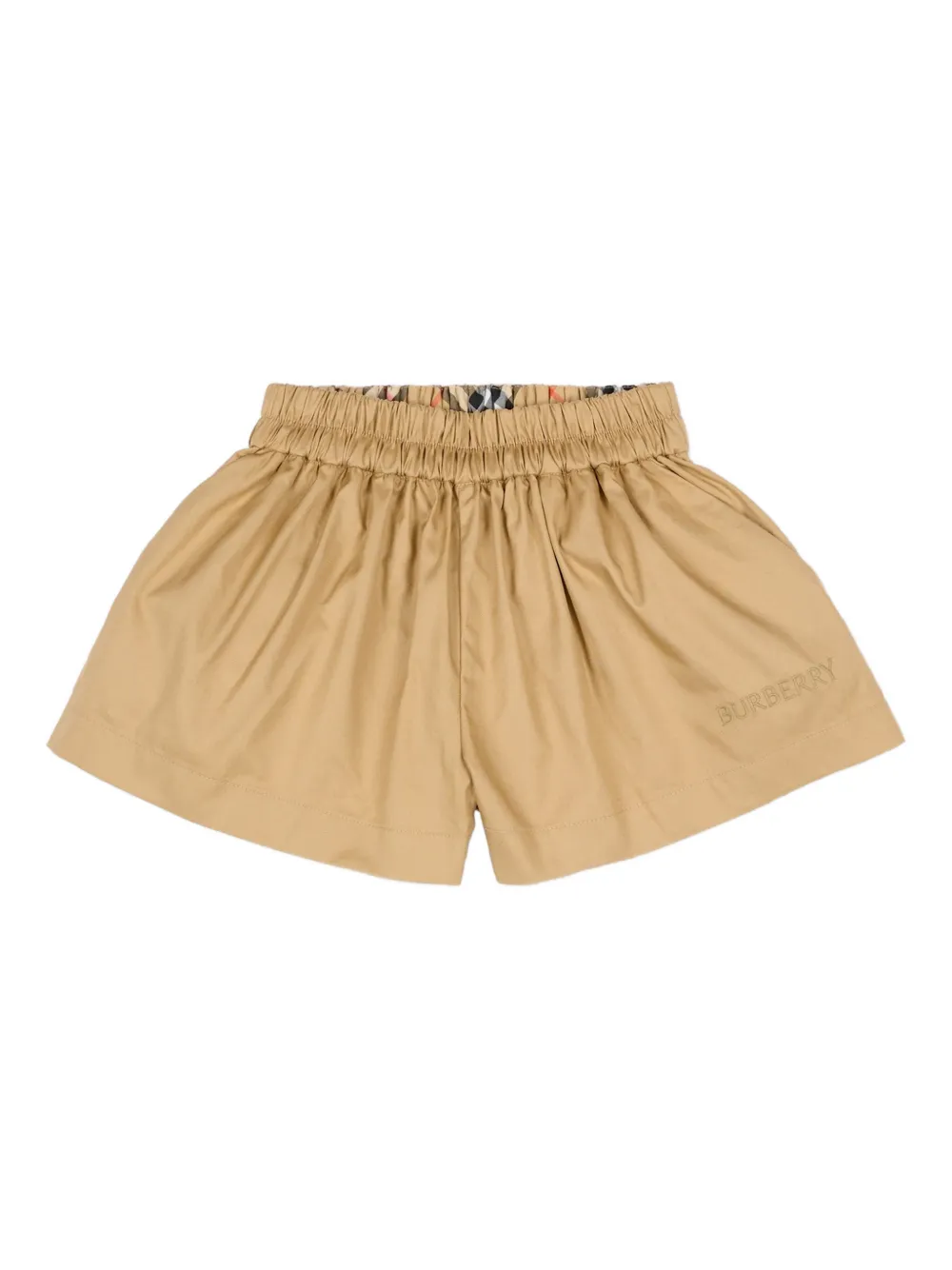 Burberry Kids elasticated logo shorts - Toni neutri