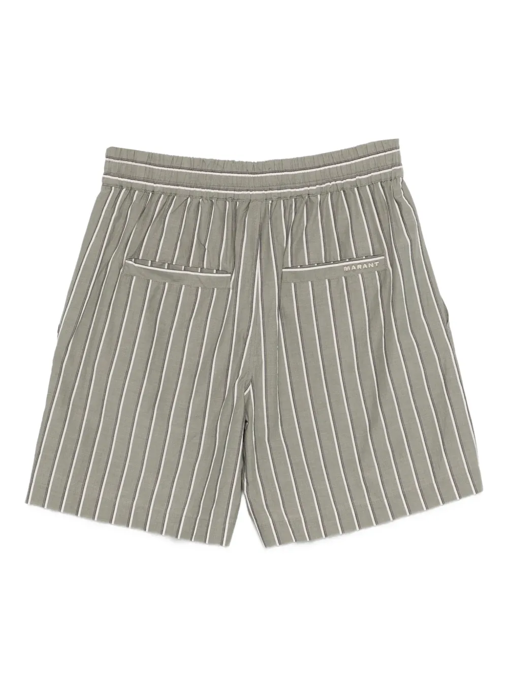 MARANT striped shorts - Grijs