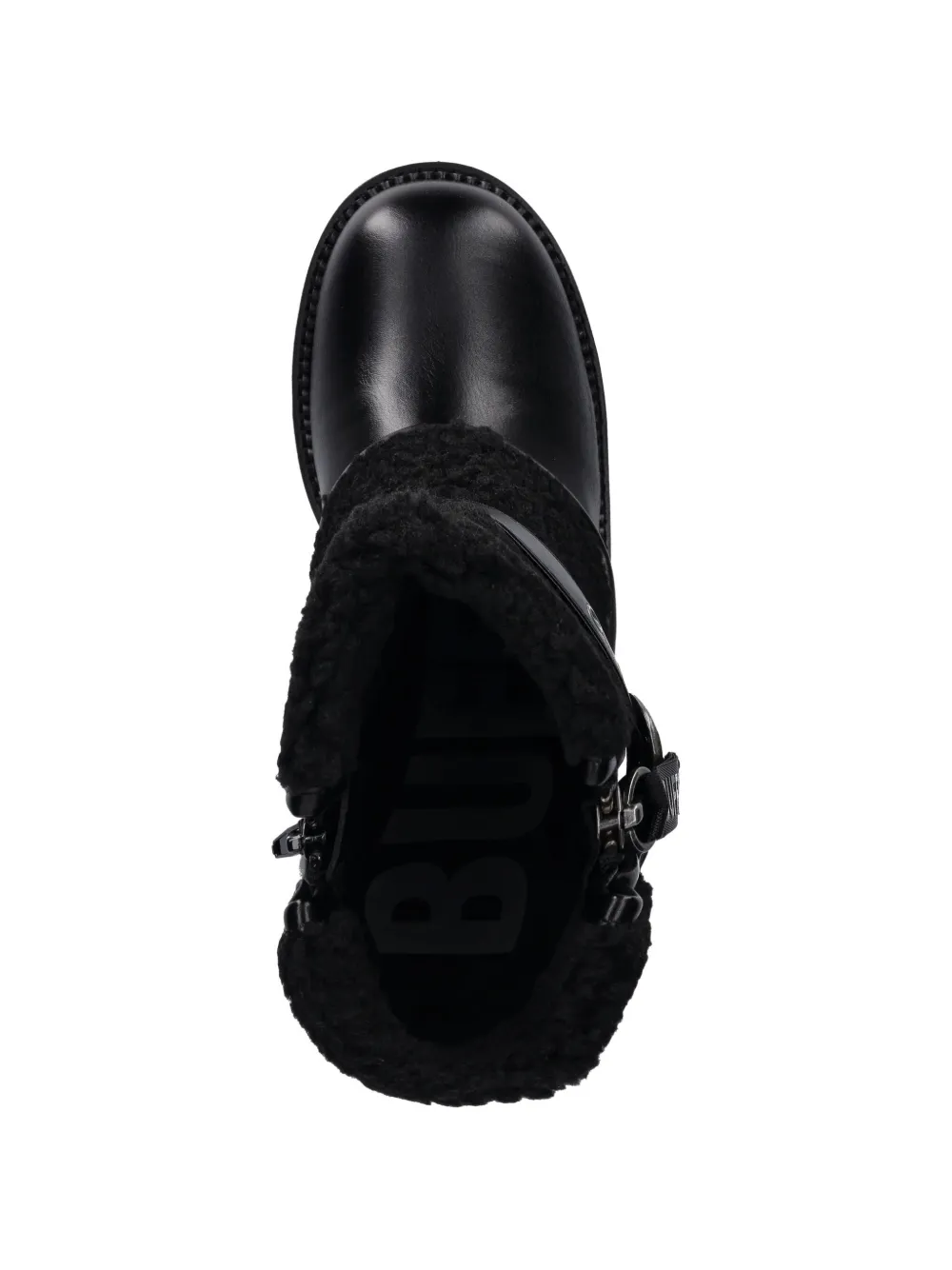 Buffalo Killah laarzen met plateauzool en gesp Zwart