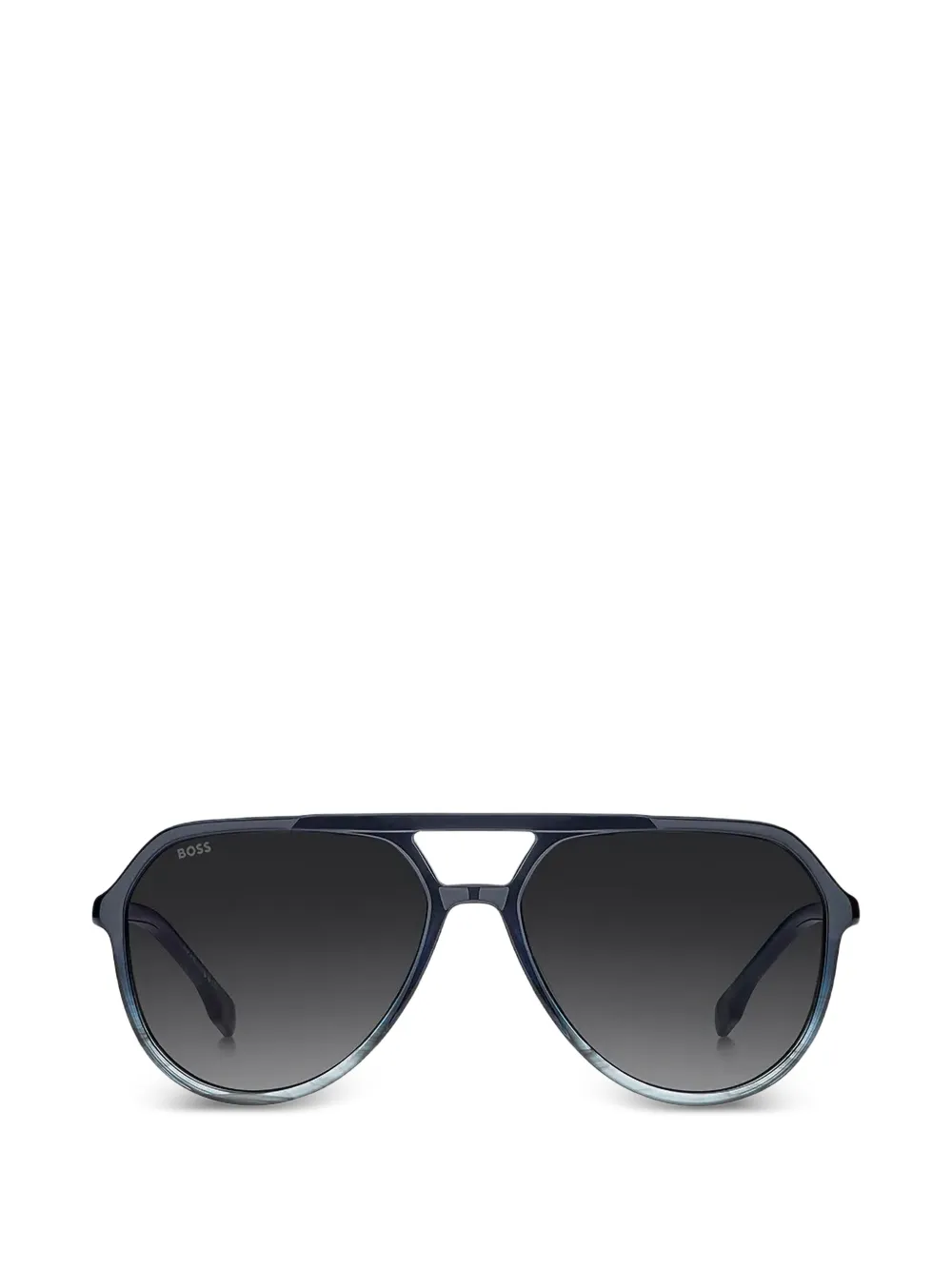 BOSS Browline tinted lenses sunglasses - Blu