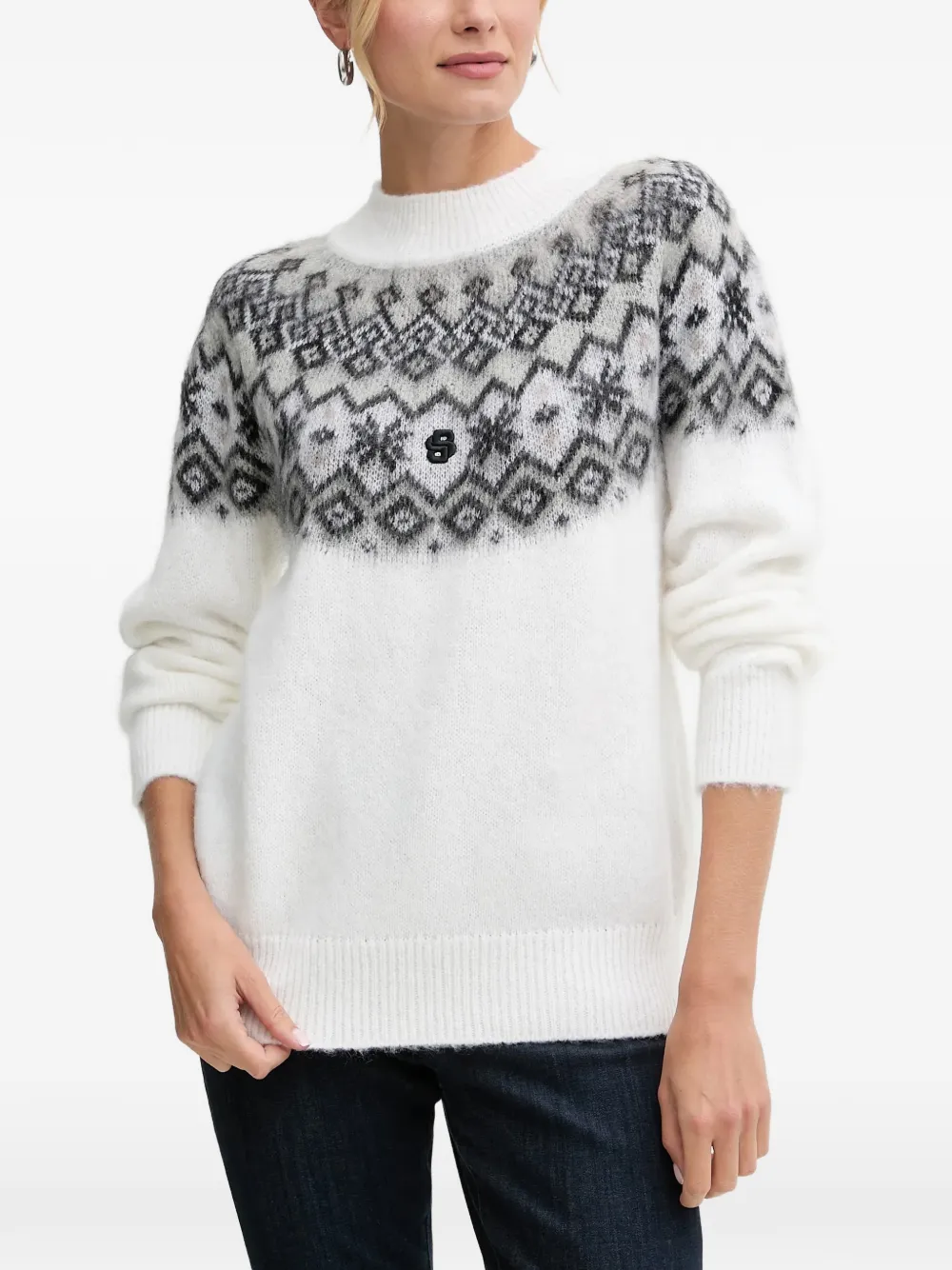 BOSS Findsey sweater - Bianco
