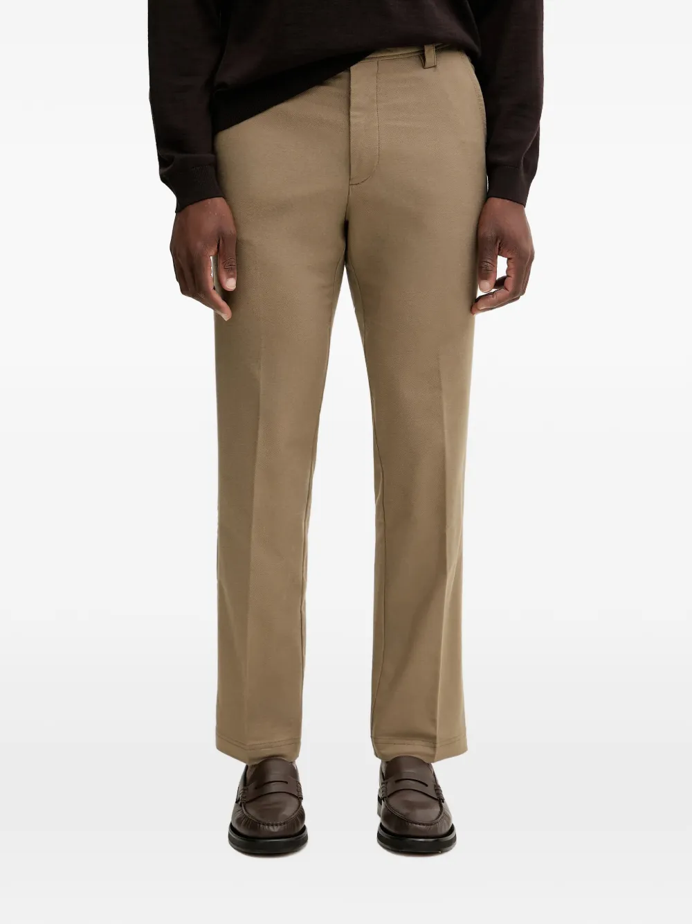 BOSS C-Kent belt-loop trousers - Marrone