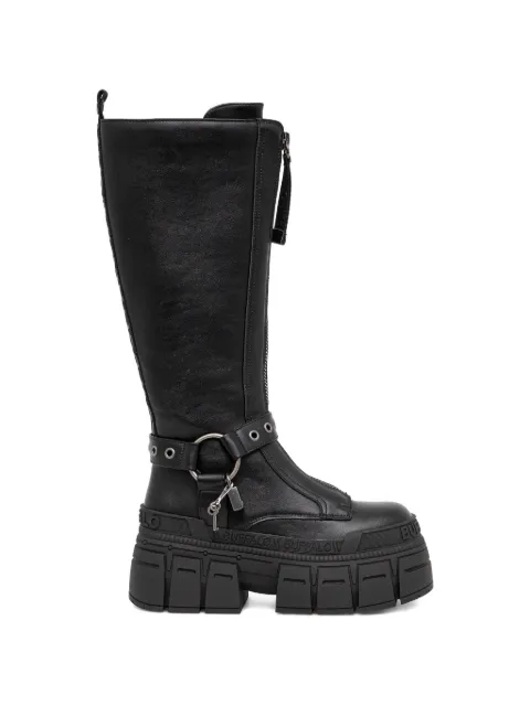 Buffalo Gospher platform ring detail boots