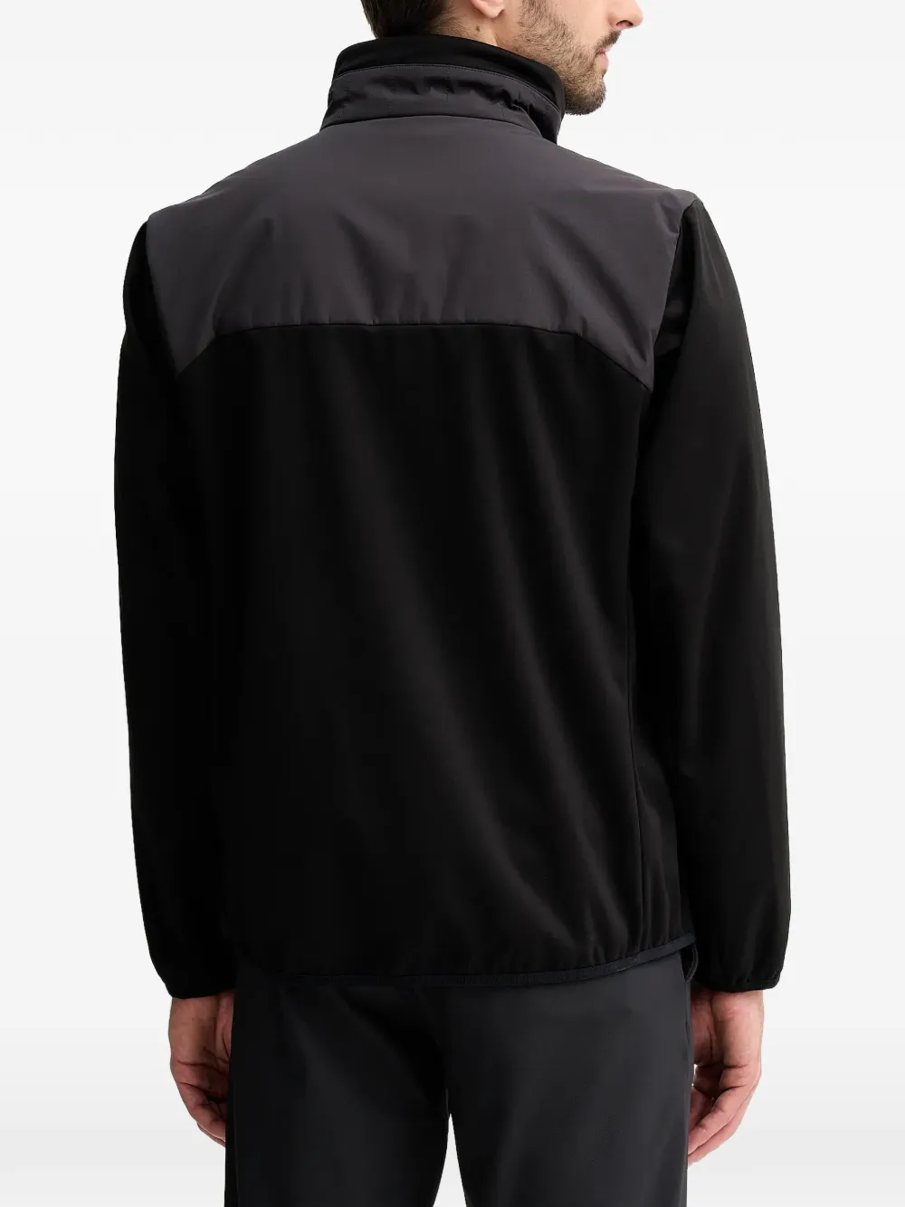  Boss Quilted Logo Jacket - Black 