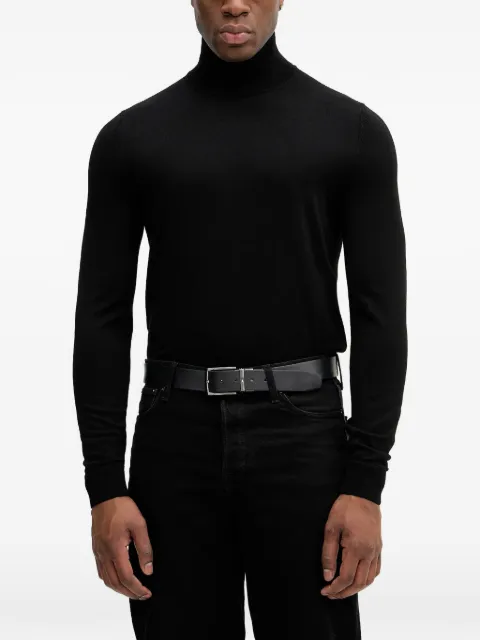 BOSS roll-neck long-sleeve sweater