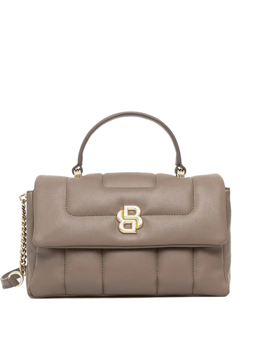 BOSS Icon quilted logo-detail tote bag - Marrone