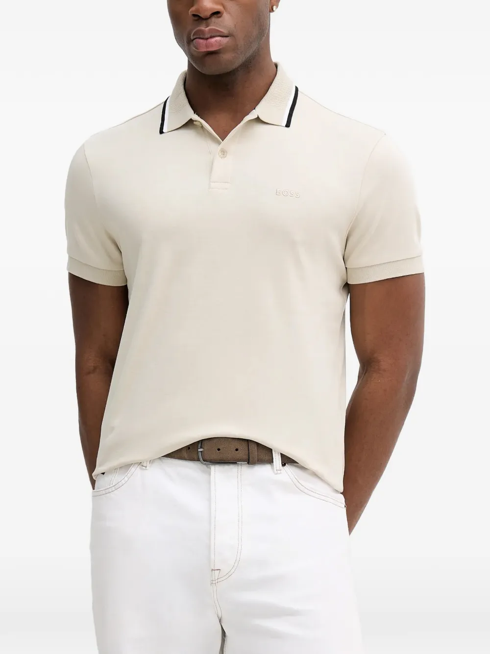 BOSS Paddy polo shirt - Nude