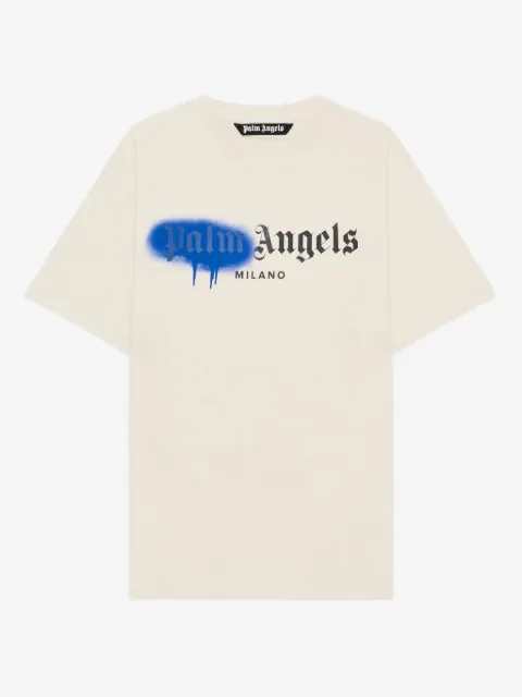 Palm Angels Spray City Milan dripping logo T-shirt