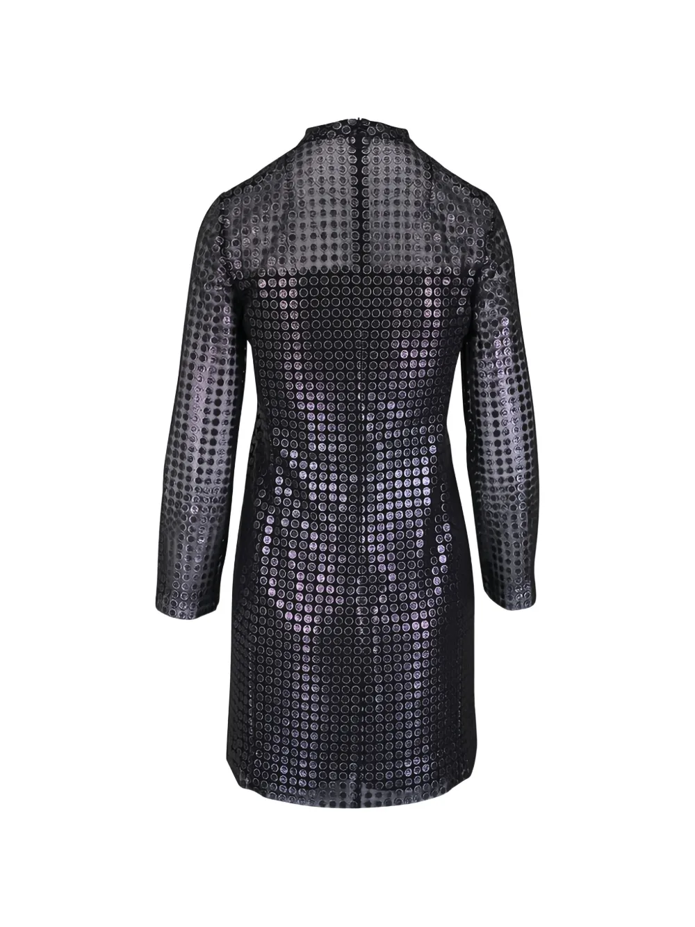 Akris Punto polka-dot mock-neck dress - Zwart