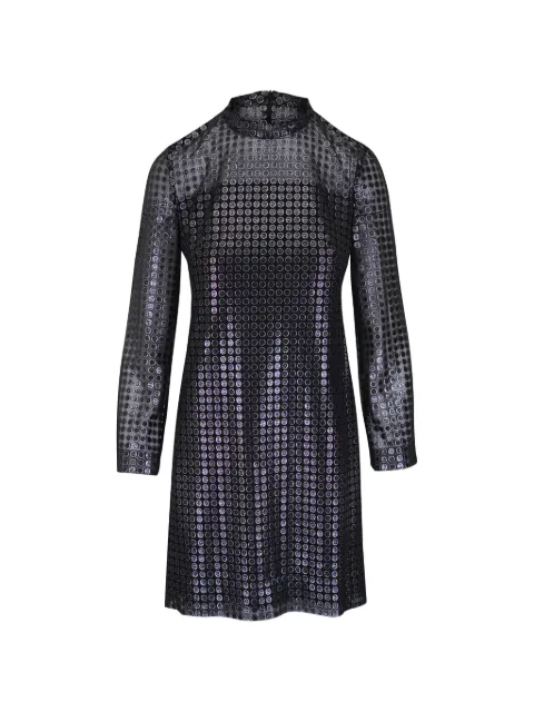 Akris Punto polka-dot mock-neck dress