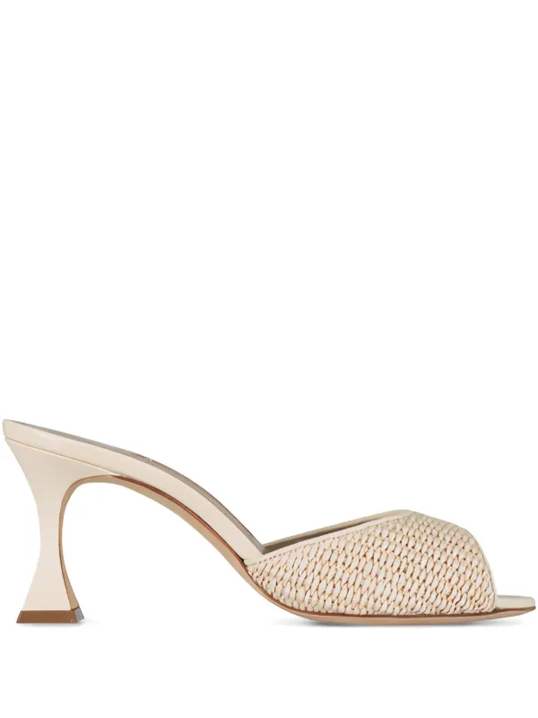 Manolo Blahnik Jadara Open-toe Sandals in Neutrals
