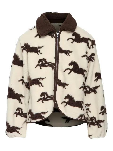The Great. Pasture horse-print jacket
