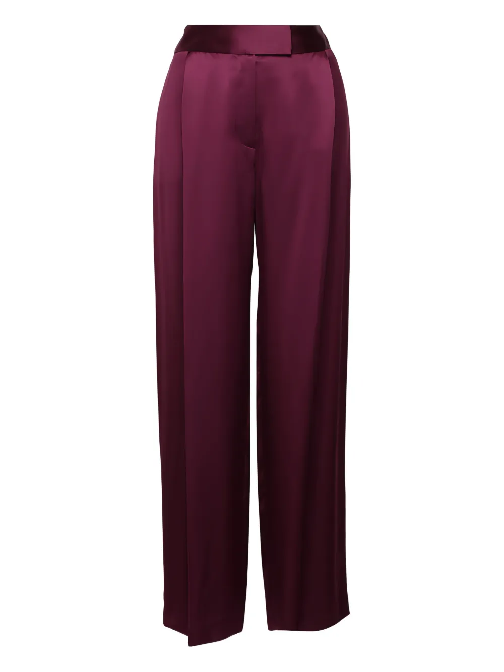 The Sei concealed-fastening pleated trousers | Red | Image 1
