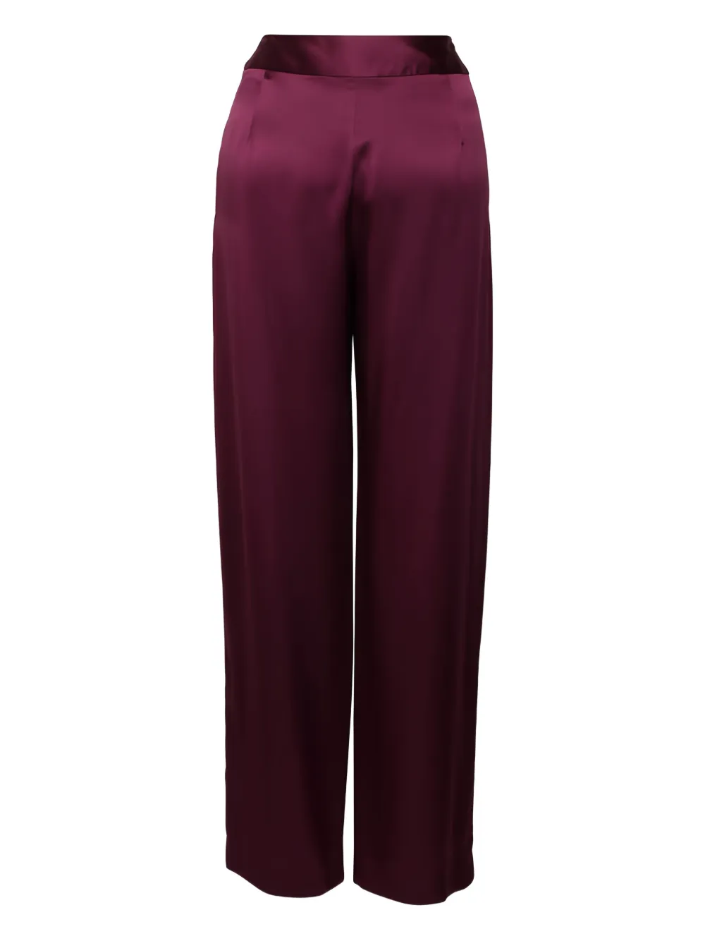 The Sei concealed-fastening pleated trousers - Rood