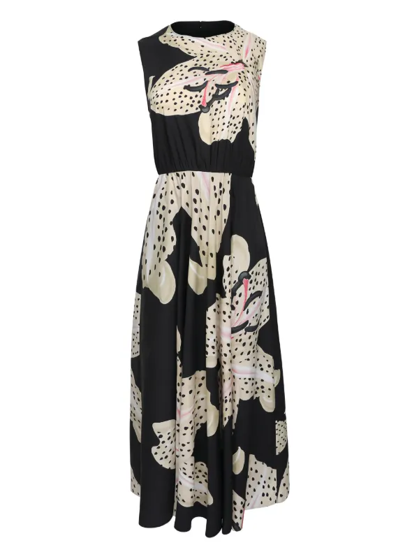 knee length dresses for ladies cut-out midi dress – LISKAFASHION main image 1