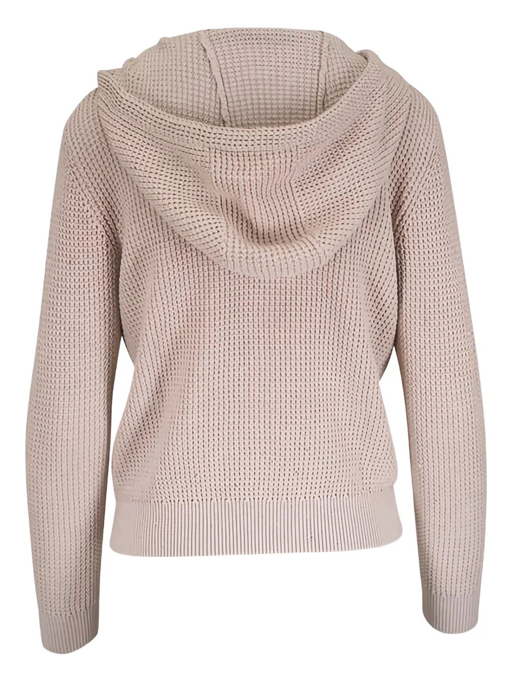 Kinross Cashmere Hoodie met rits - Beige