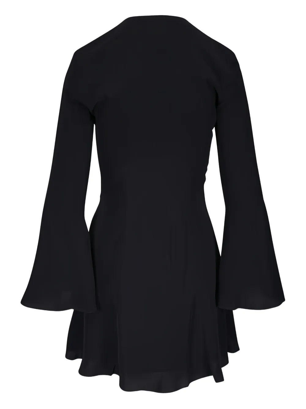 Veronica Beard Ezri bell-sleeve mini dress - Zwart