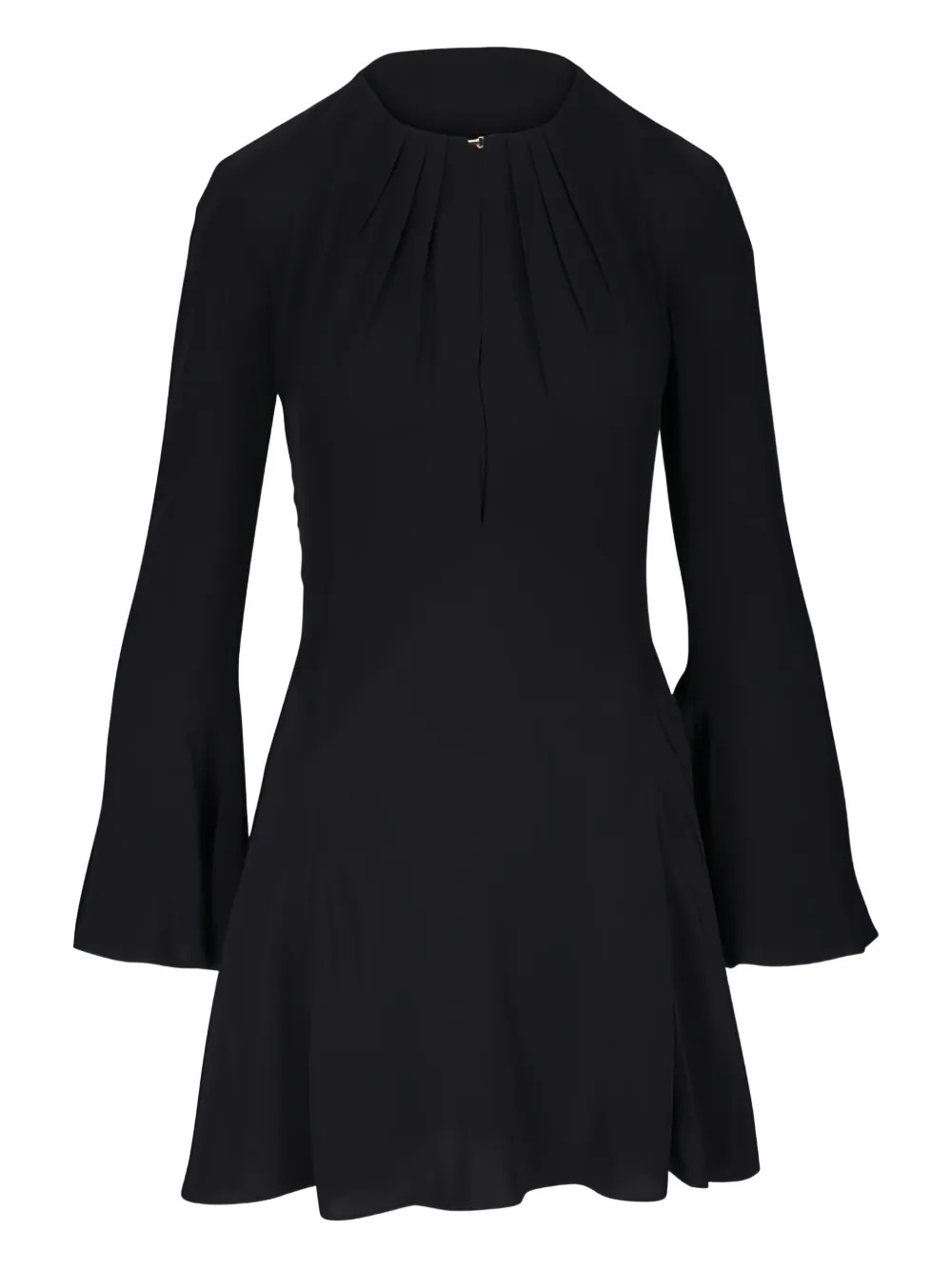 Veronica Beard Ezri bell-sleeve mini dress - Nero