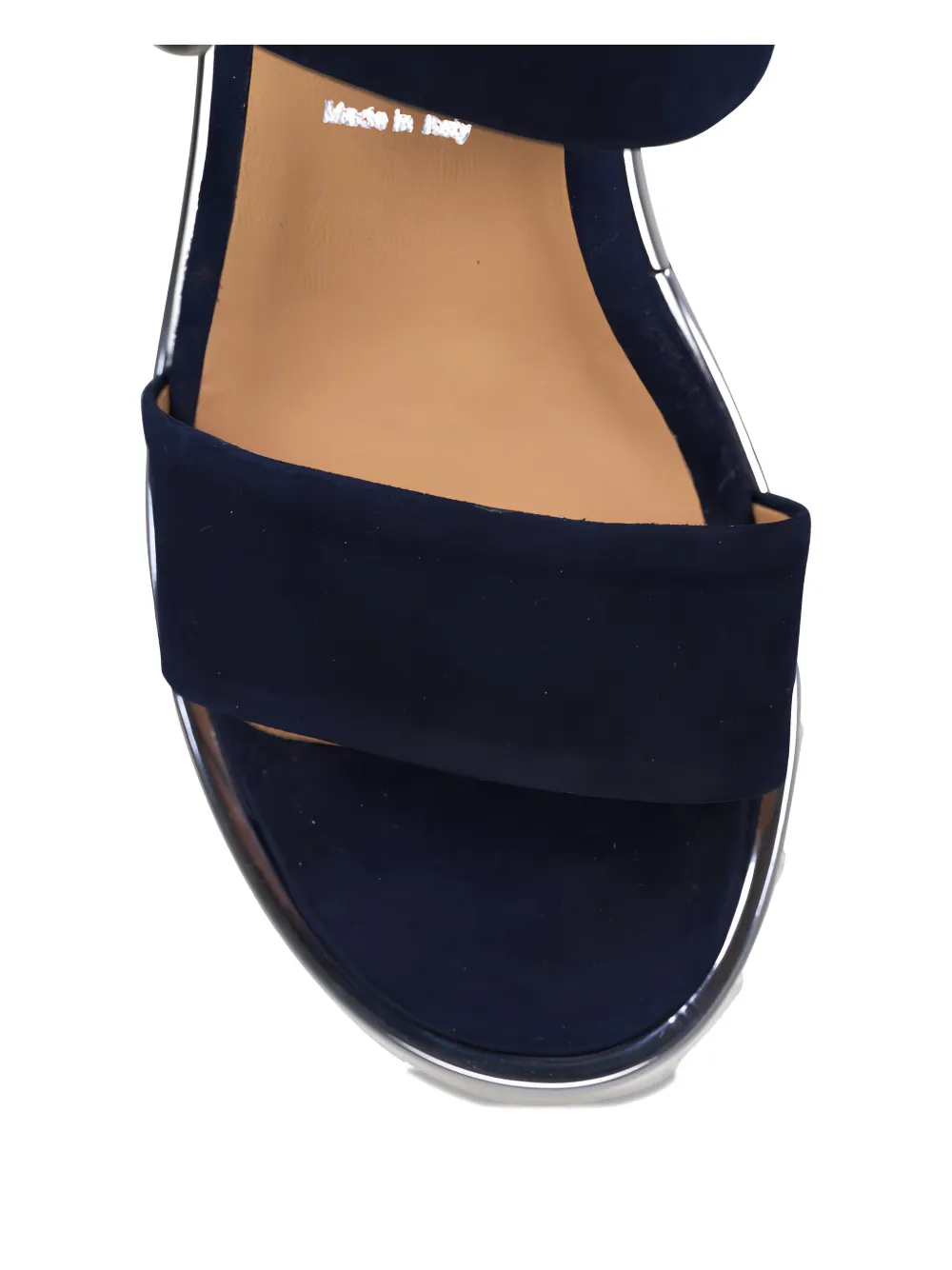 Ron White Elaria suède sandalen met gesp Blauw