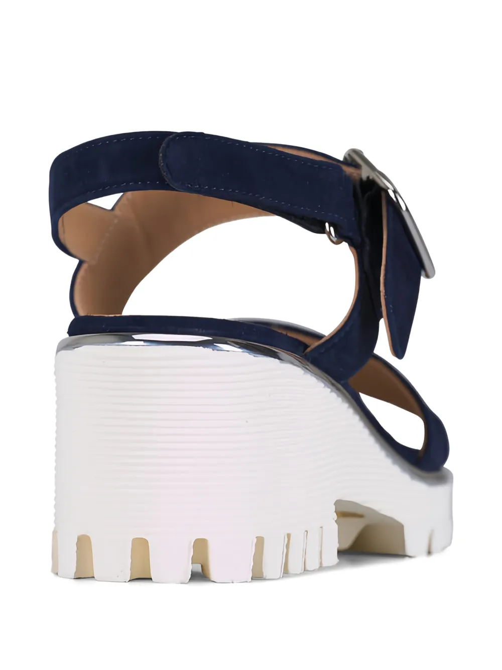 Ron White Elaria suède sandalen met gesp Blauw