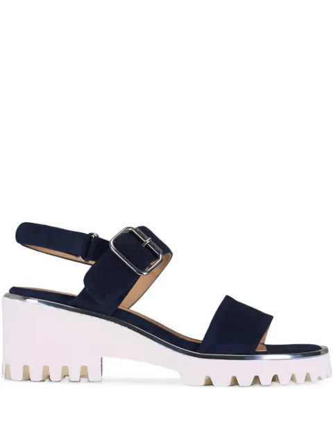 Ron White Elaria suede buckle sandals
