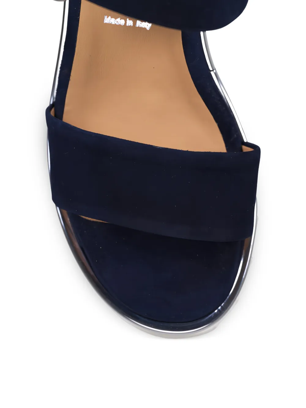 Ron White Elaria suède sandalen met gesp Blauw