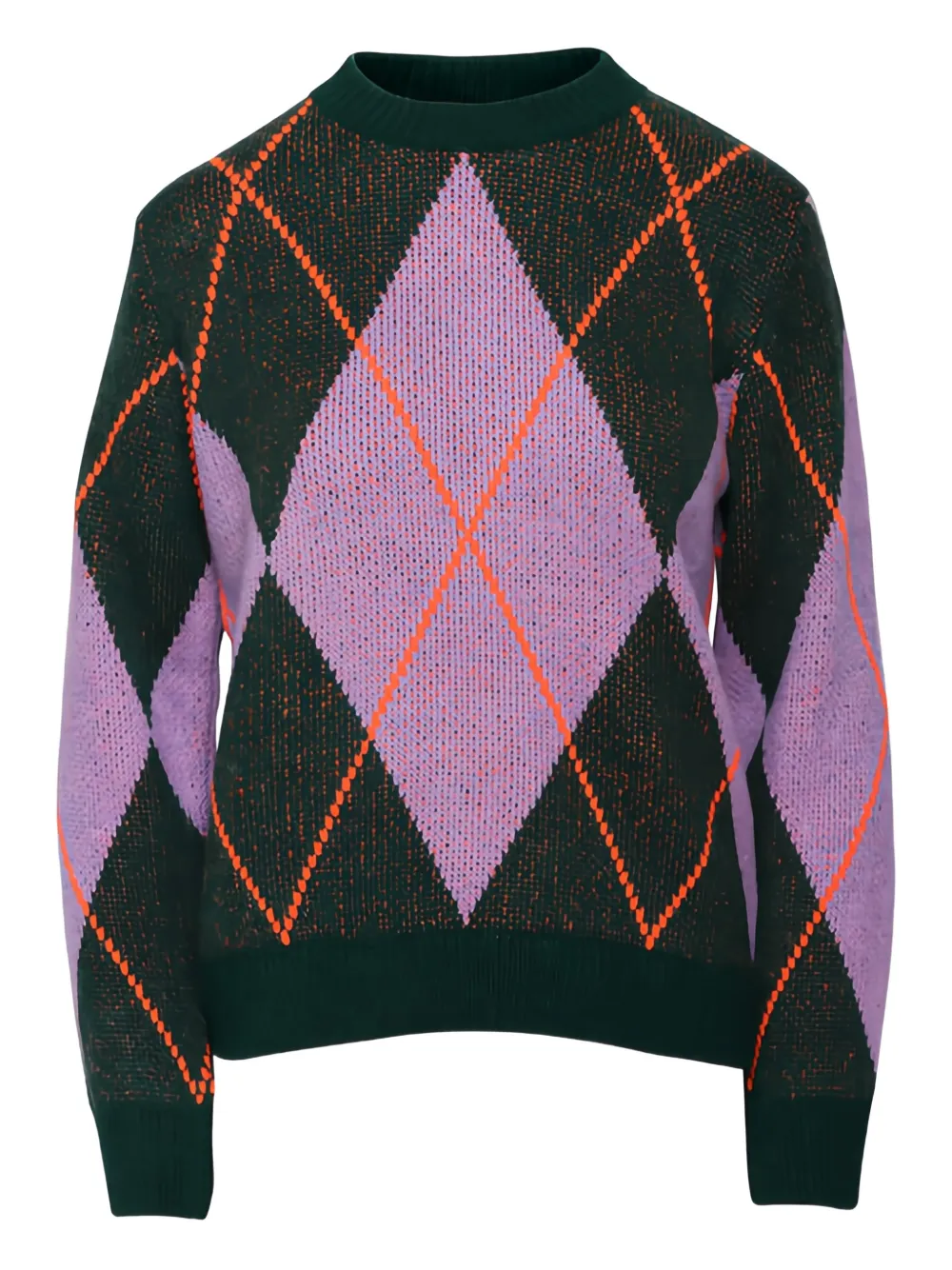 Essentiel Antwerp argyle-pattern sweater | Green | Image 1