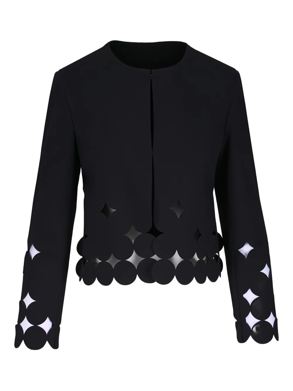 Akris Punto cut-out cropped jacket - Nero