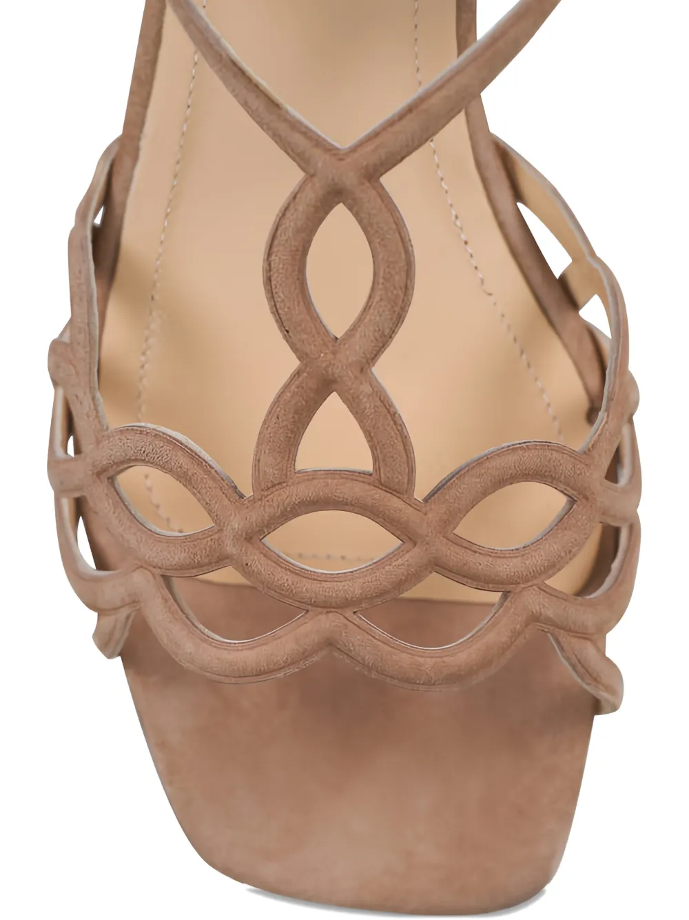 Ron White Brooke sandalen met uitgesneden details Beige