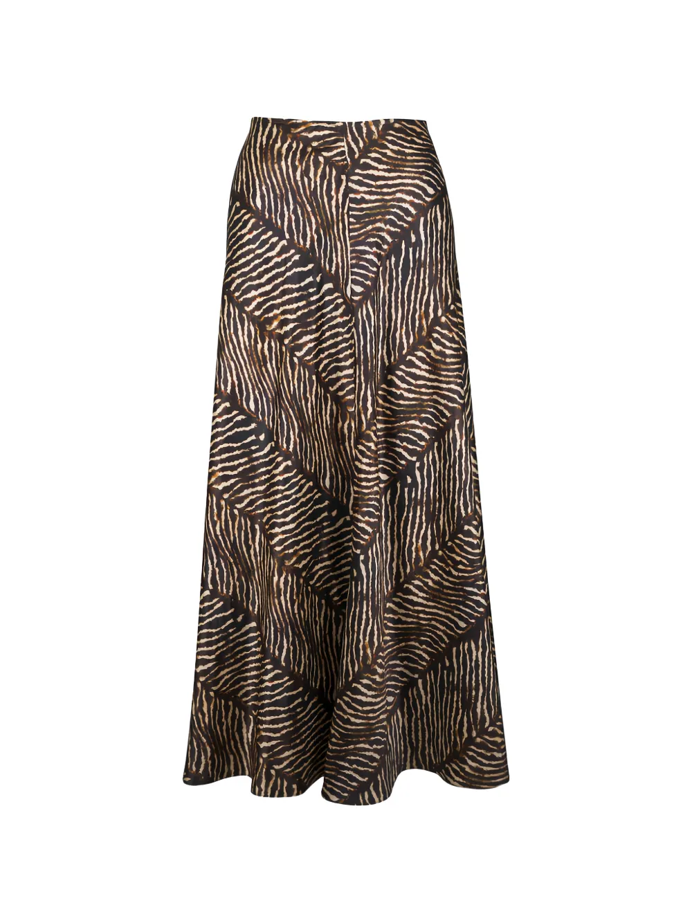Peter Cohen animal-print midi skirt - Marrone