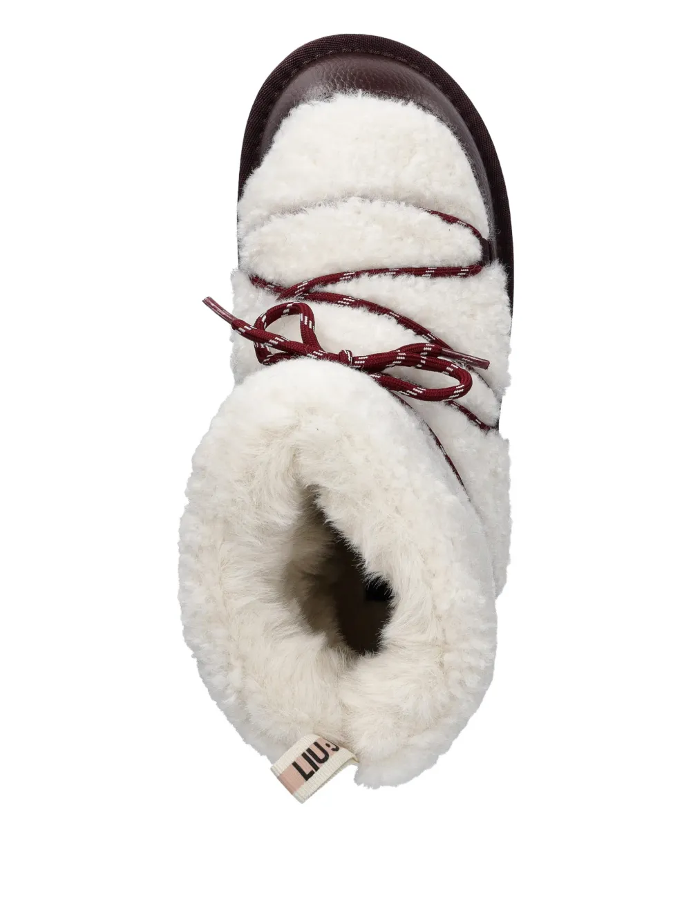 LIU JO Enkellaarzen met veters Wit