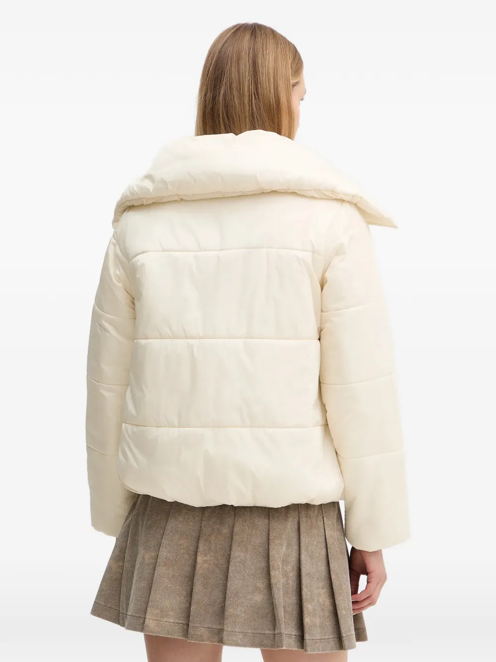  Liu Jo Quilted Puffer Jacket - Neutrals 