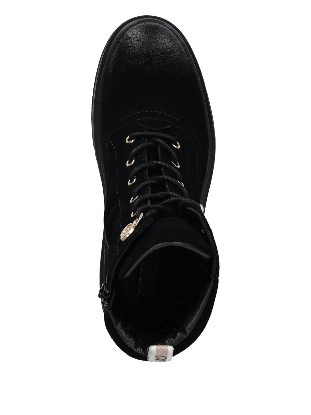 LIU JO Suède veterlaarzen Zwart