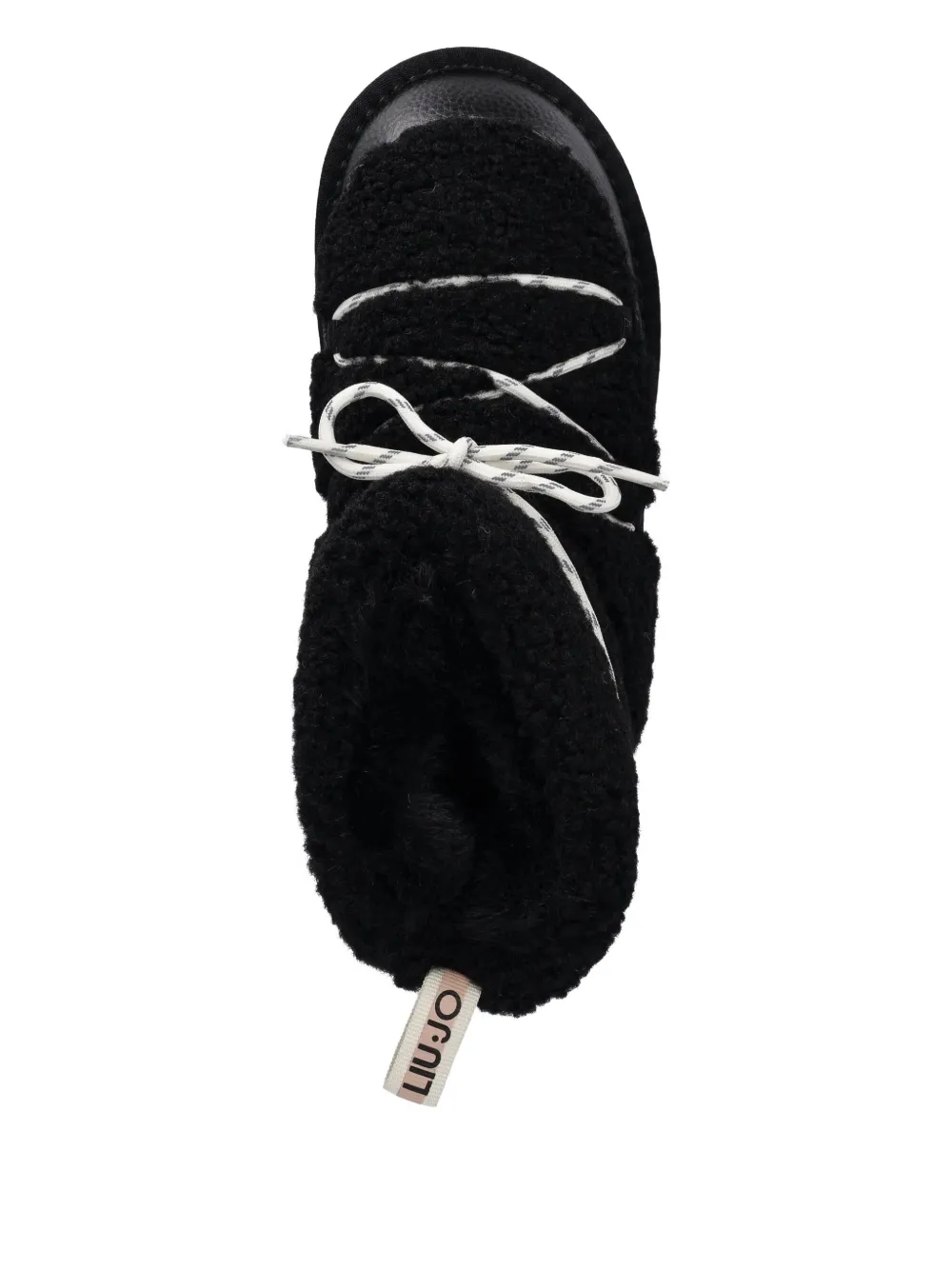 LIU JO Enkellaarzen met veters Zwart