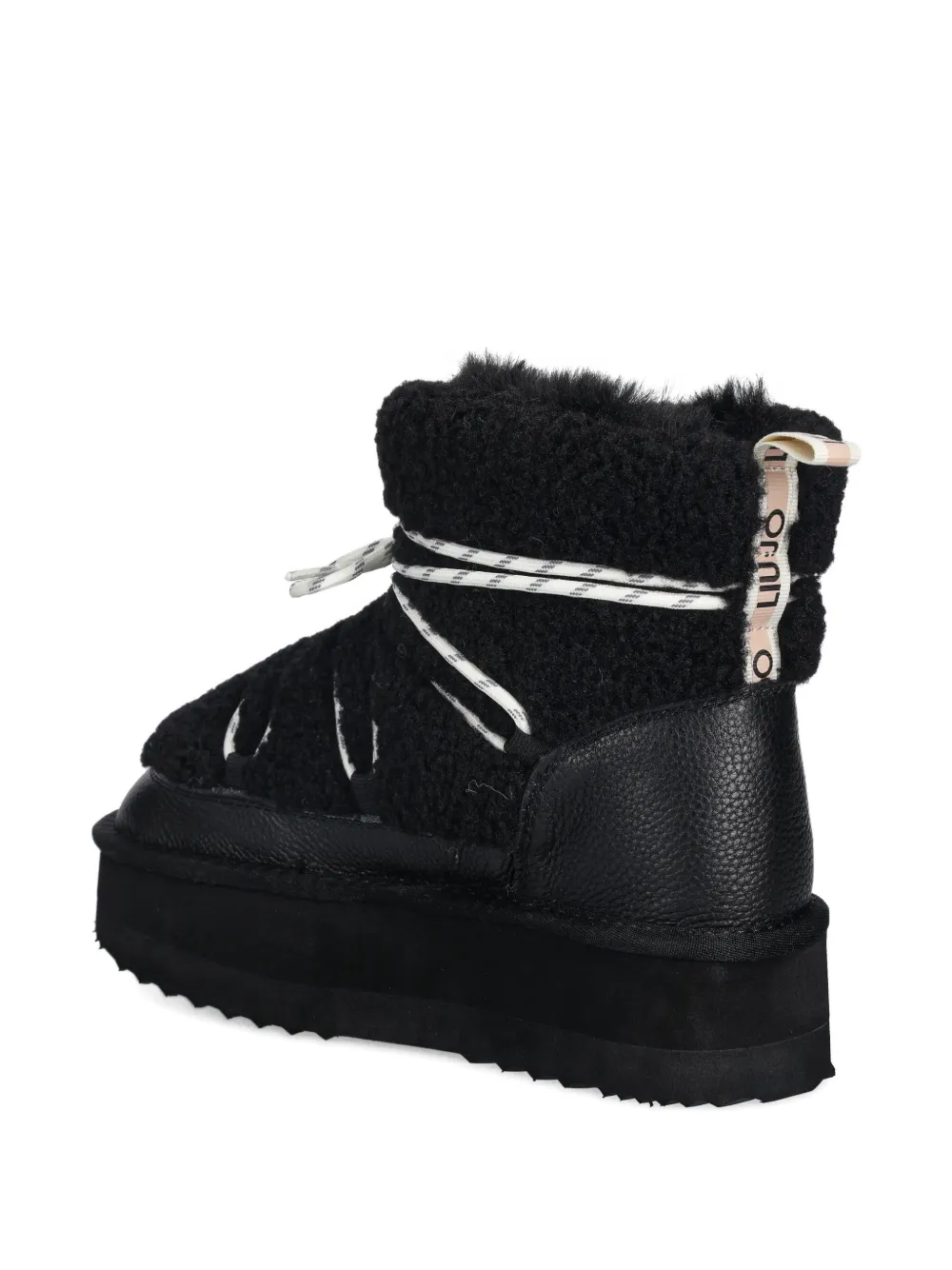 LIU JO Enkellaarzen met veters Zwart